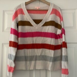 Lisa Todd cotton blend striped sweater